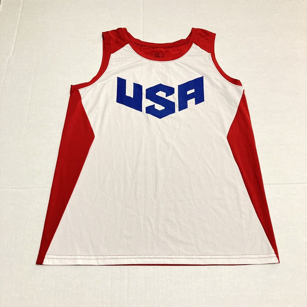 Augusta USA Jersey Women’s Size Medium Red White Blue